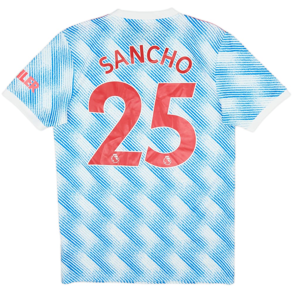 2021-22 Manchester United Away Shirt Sancho #25 - 9/10 - (S)