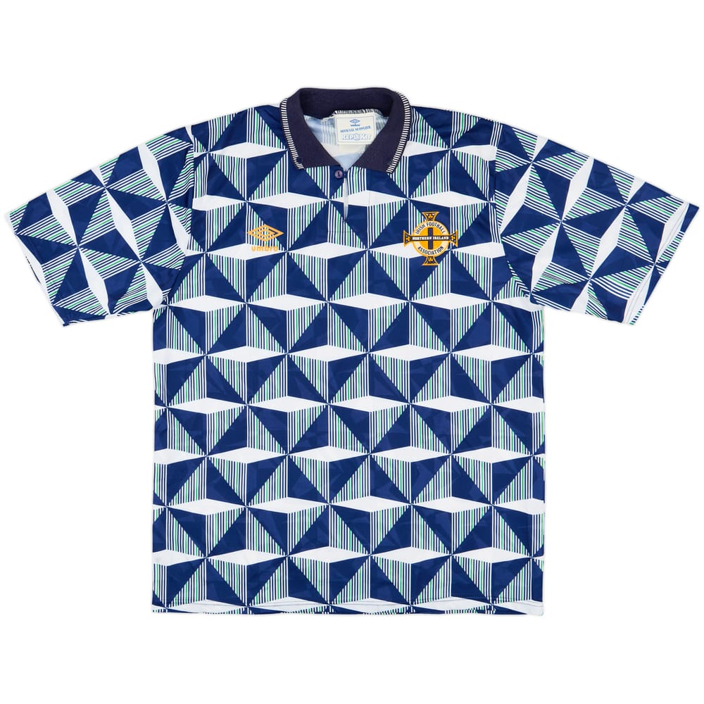 1990-92 Northern Ireland Away Shirt - 8/10 - (L)