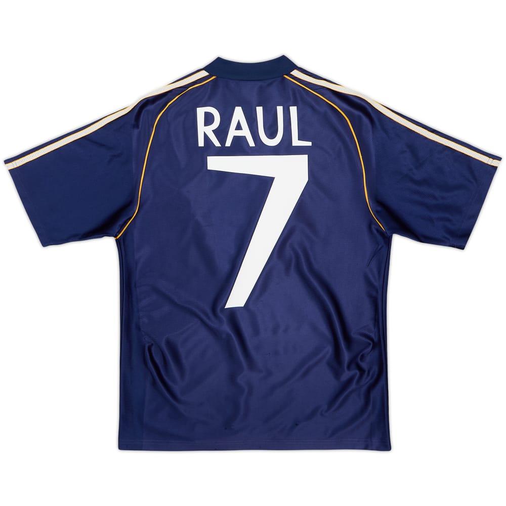 1998-99 Real Madrid Third Shirt Raul #7 - 5/10 - (XL.Boys)