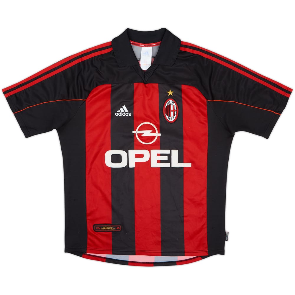 2000-02 AC Milan Home Shirt - 5/10 - (M)