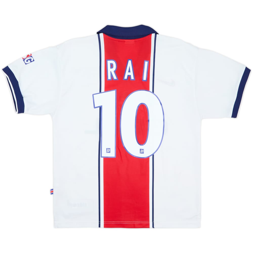 1997-98 Paris Saint-Germain Away Shirt Rai #10 - 6/10 - (M)
