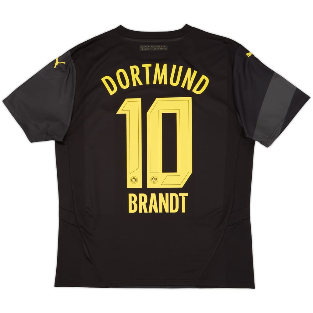 2024-25 Borussia Dortmund Away Shirt Brandt #10 - 9/10 - (L)