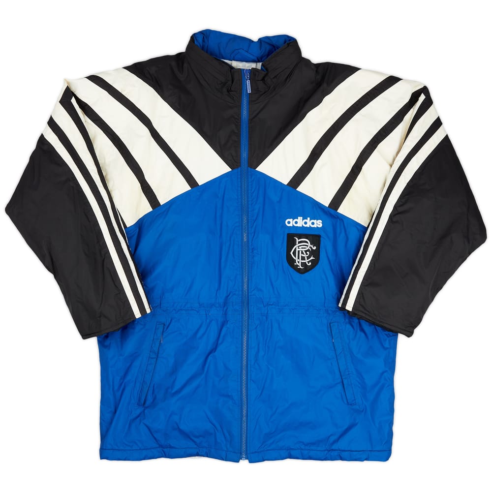 1994-95 Rangers adidas Padded Bench Coat - 6/10 - (L/XL)