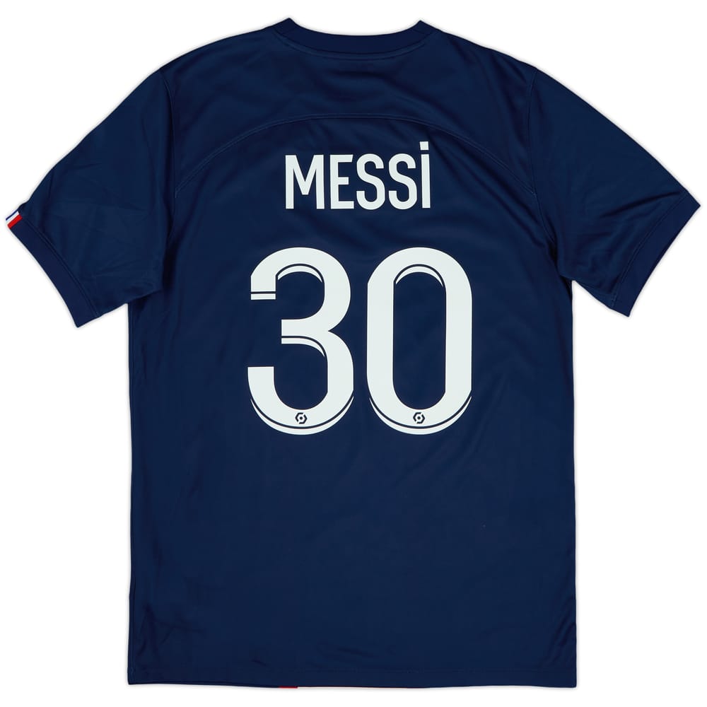 2022-23 Paris Saint-Germain Home Shirt Messi #30 - 6/10 - (S)