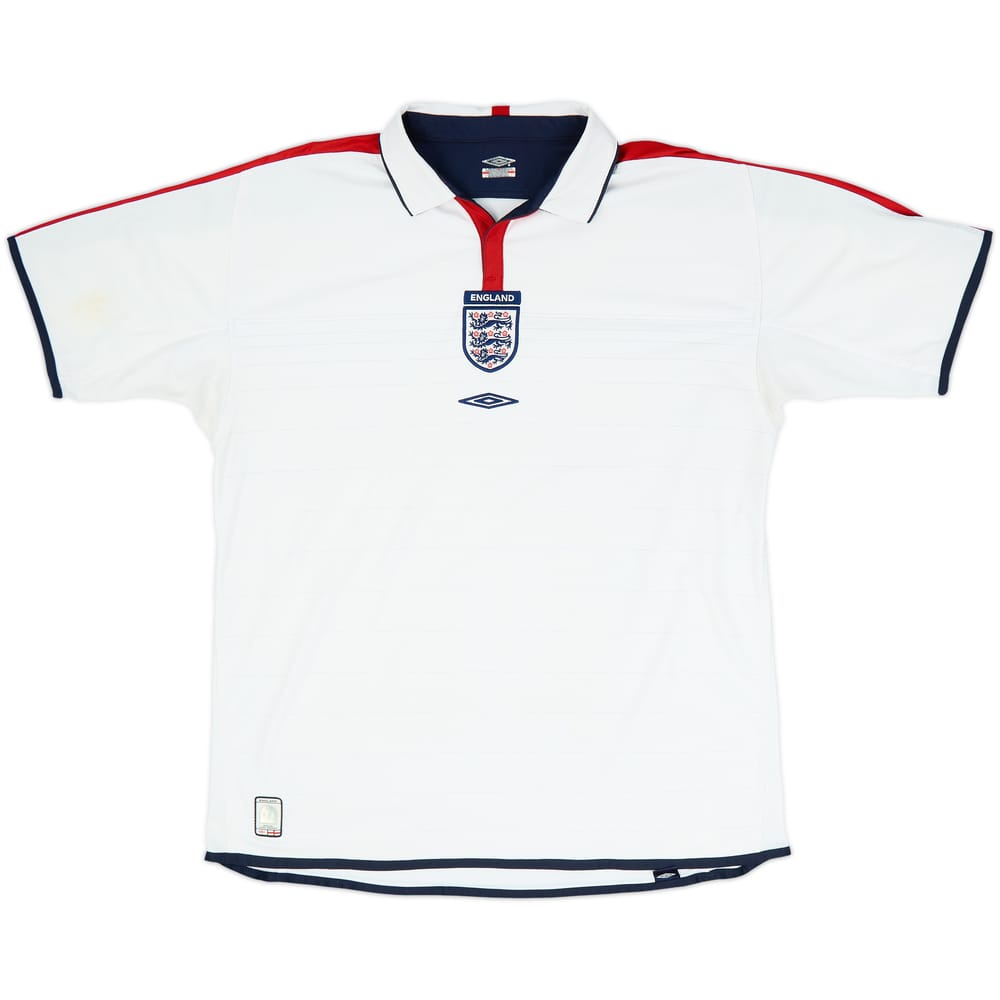 2003-05 England Home Shirt - 5/10 - (XL)