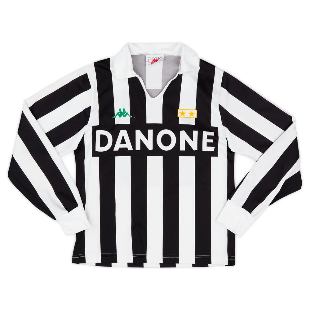 1992-94 Juventus Basic Home L/S Shirt - 7/10 - (XS)