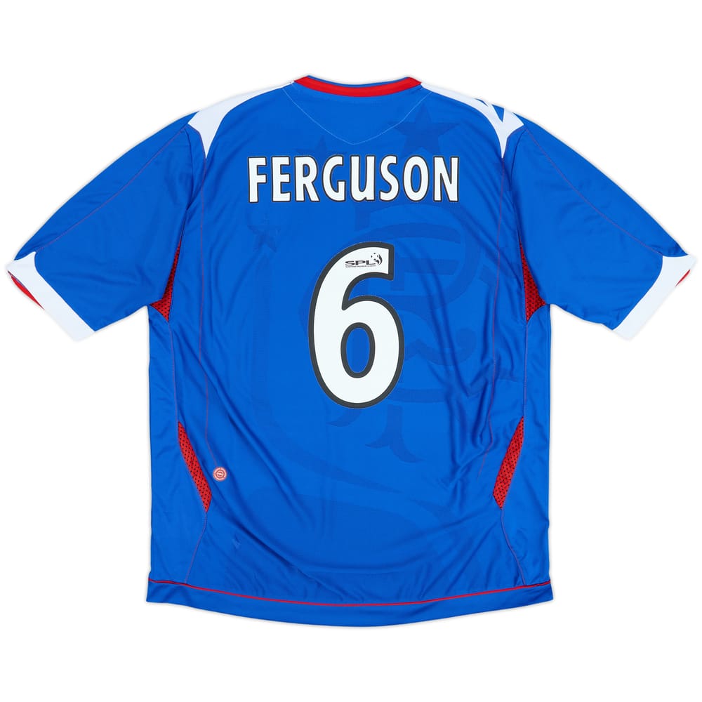 2006-07 Rangers Home Shirt Ferguson #6