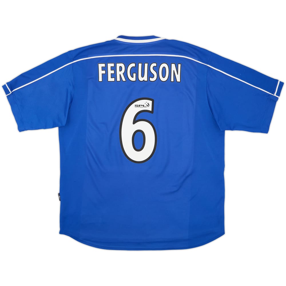 1999-01 Rangers Home Shirt Ferguson #6