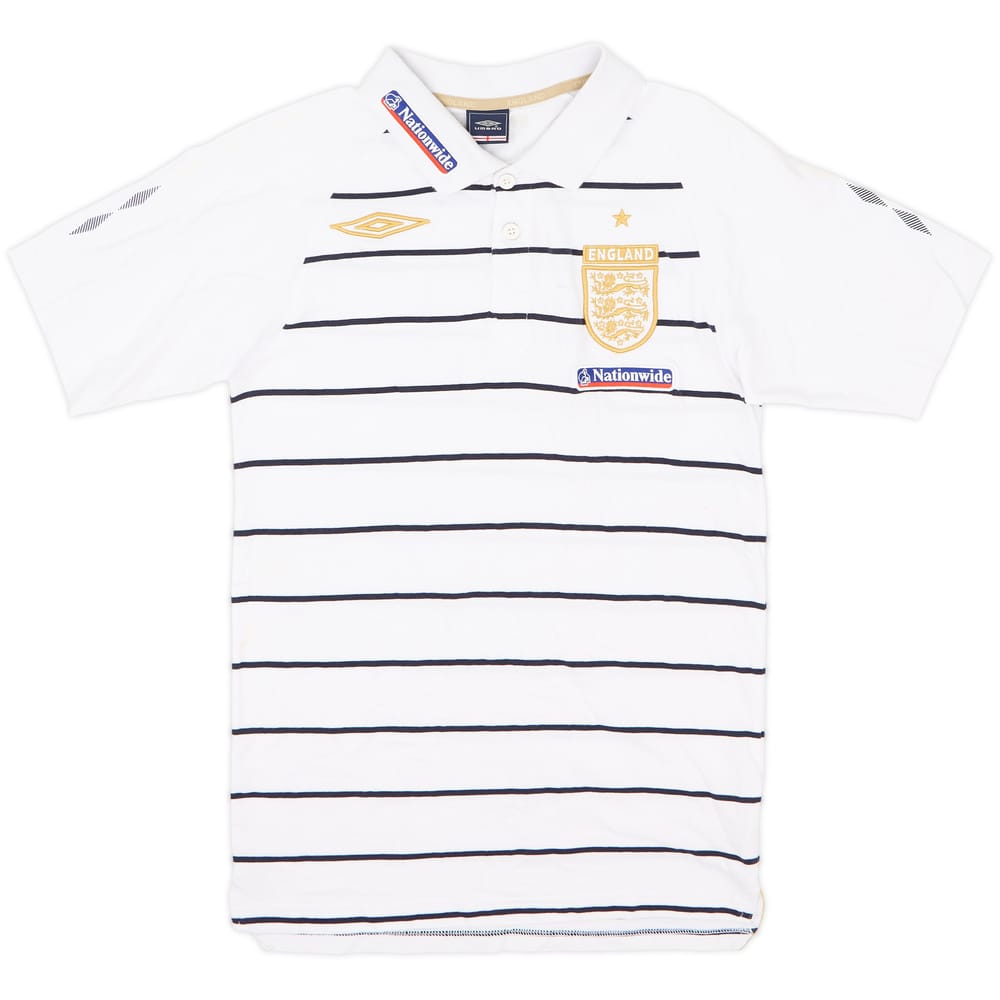 2006-07 England Umbro Polo Shirt - 7/10 - (S)