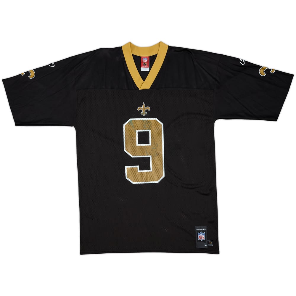 2006 New Orleans Saints Brees Reebok Replica Home Jersey - 6/10 - (L)