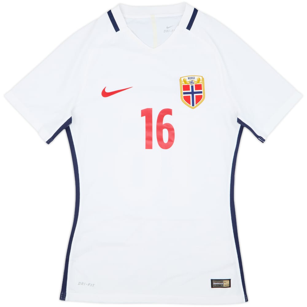 2016-18 Norway Match Issue Away Shirt #16