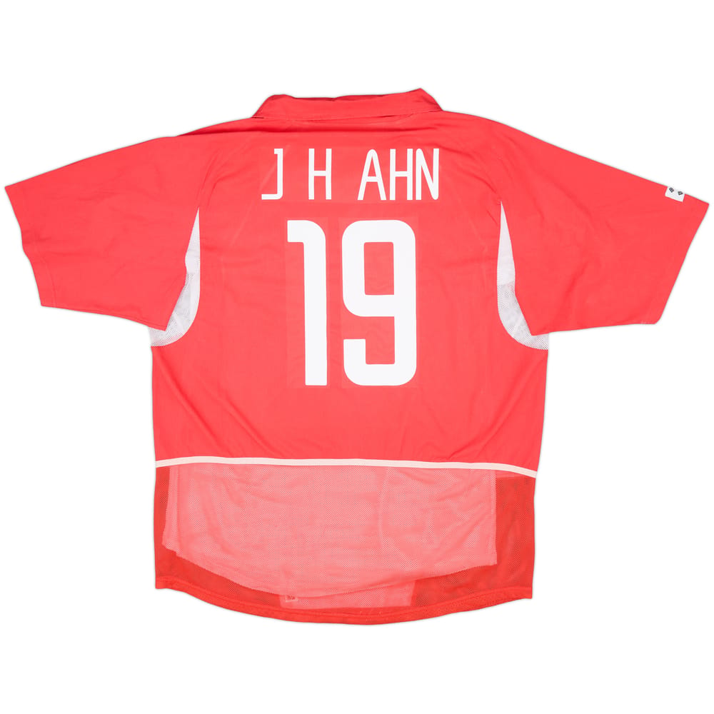 2002-03 South Korea Player Issue Home Shirt J.H.Ahn #19