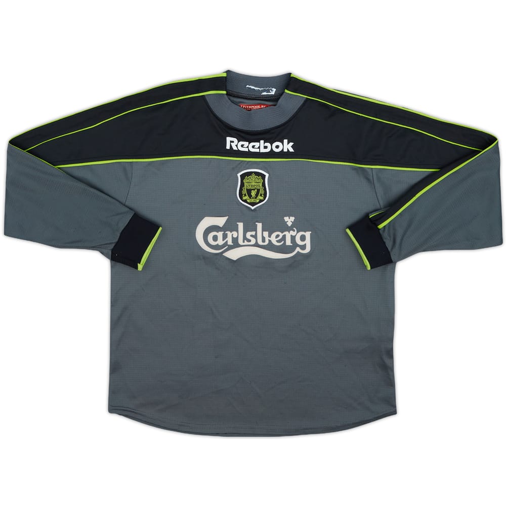 2000-01 Liverpool GK Shirt - 7/10 - (7-8 Years)