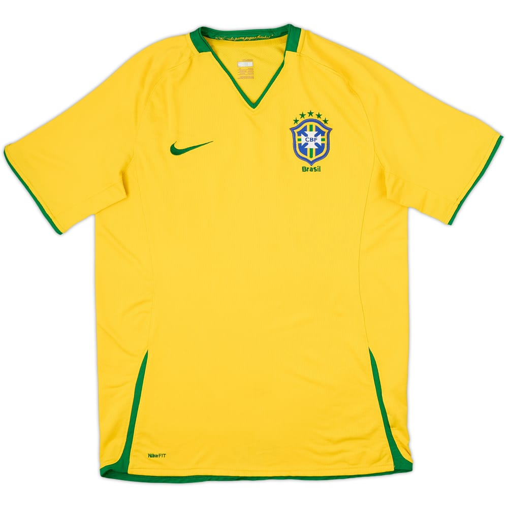 2008-10 Brazil Home Shirt - 5/10 - (M)