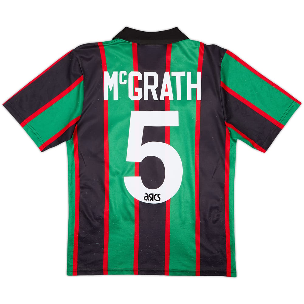 1993-95 Aston Villa Away Shirt McGrath #5 - 6/10 - (S)