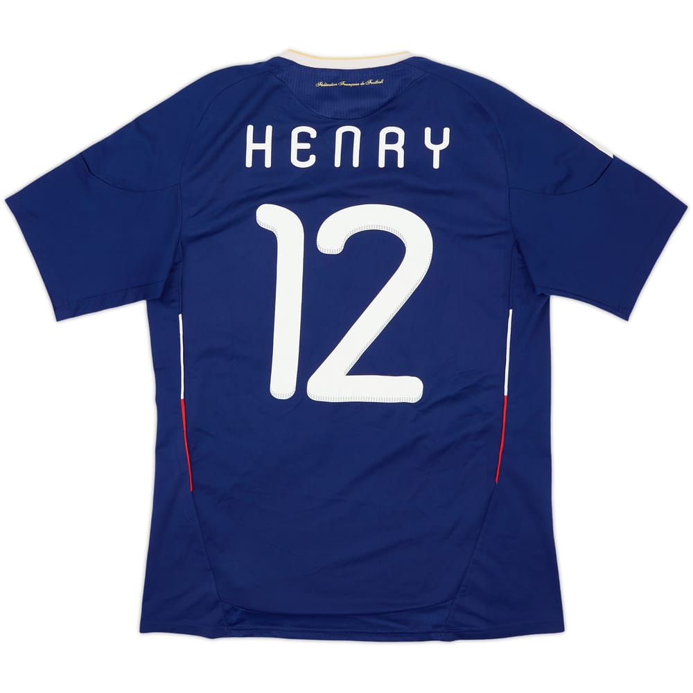2009-10 France Home Shirt Henry #12 - 5/10 - (M)