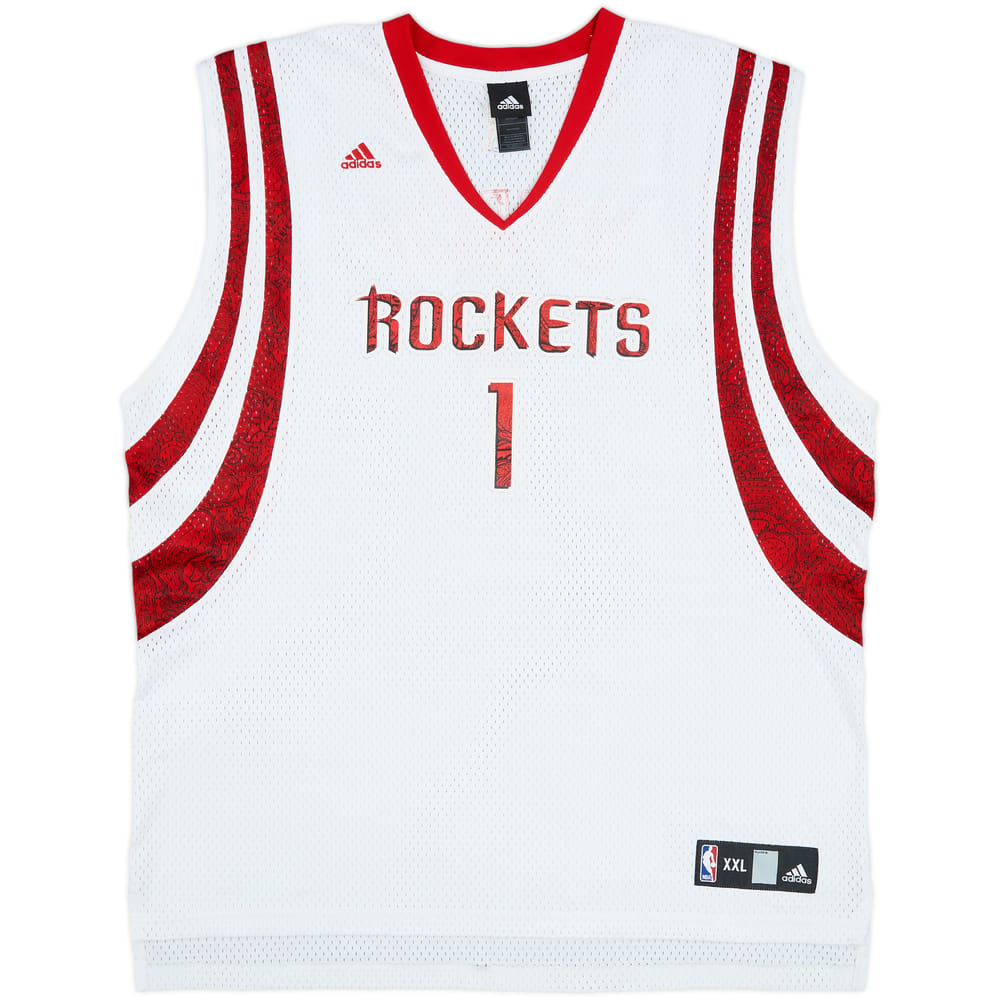 2006-10 Houston Rockets McGrady #1 adidas Swingman Alternate Jersey - 8/10 - (XXL)