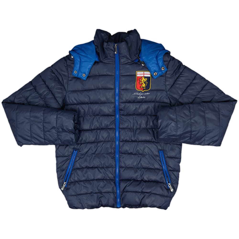 2012-13 Genoa Lotto Padded Bench Coat - 9/10 - (S)
