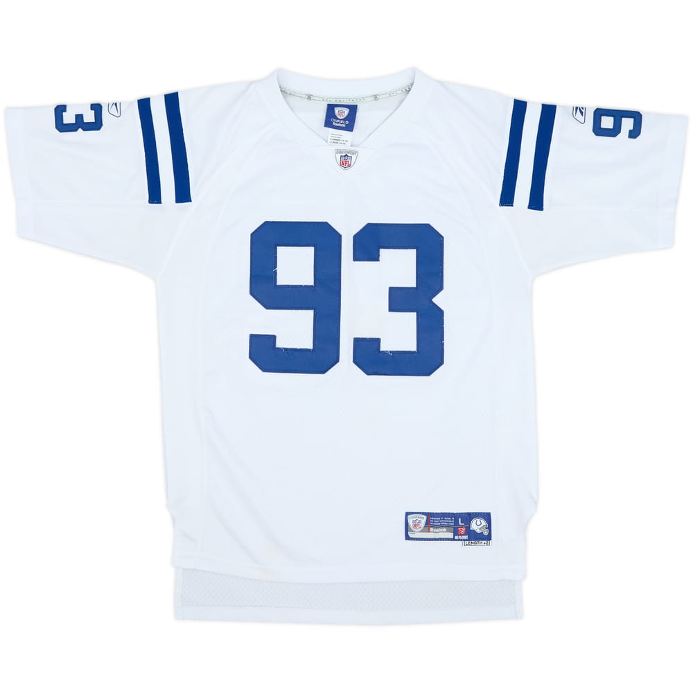 2008-11 Indianapolis Colts Freeney #93 Reebok Premier Away Jersey - 6/10 - (L.Boys)