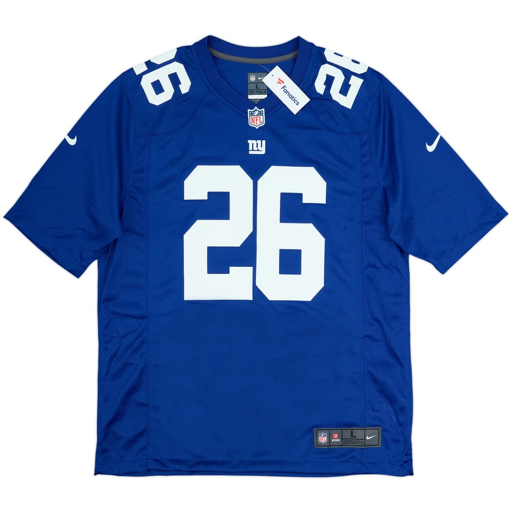2018-23 New York Giants Barkley #26 Nike Game Home Jersey (L)