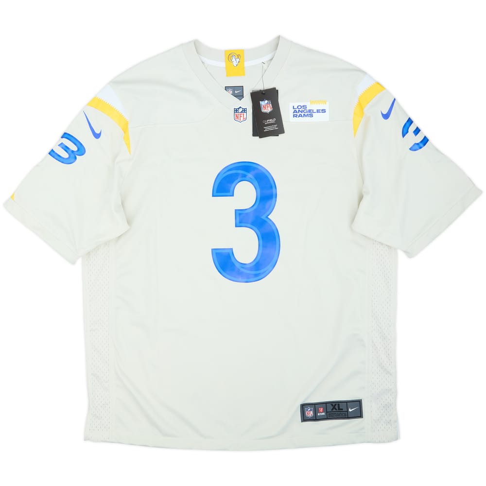 2021 LA Rams Beckham Jr #3 Nike Game Alternate Jersey (XL)