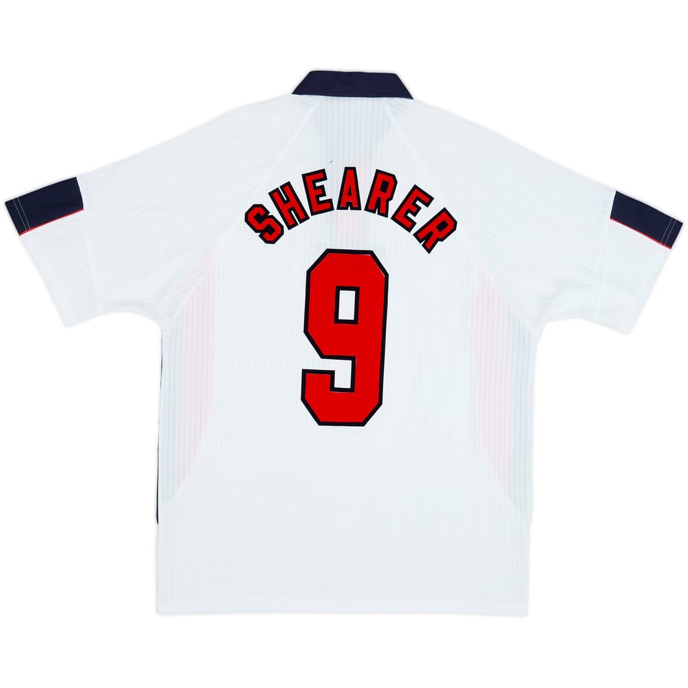 1997-99 England Home Shirt Shearer #9 - 4/10 - (XL)