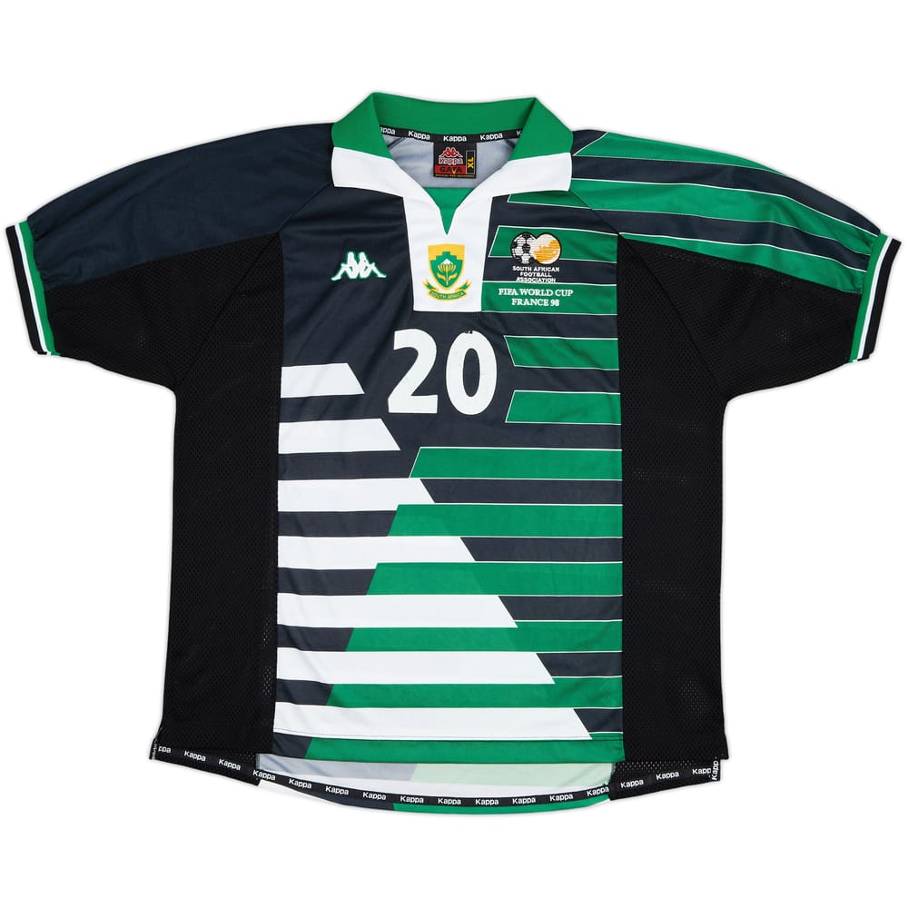 1998 South Africa Player Issue 'World Cup' Away Shirt #20 - 5/10 - (XL)