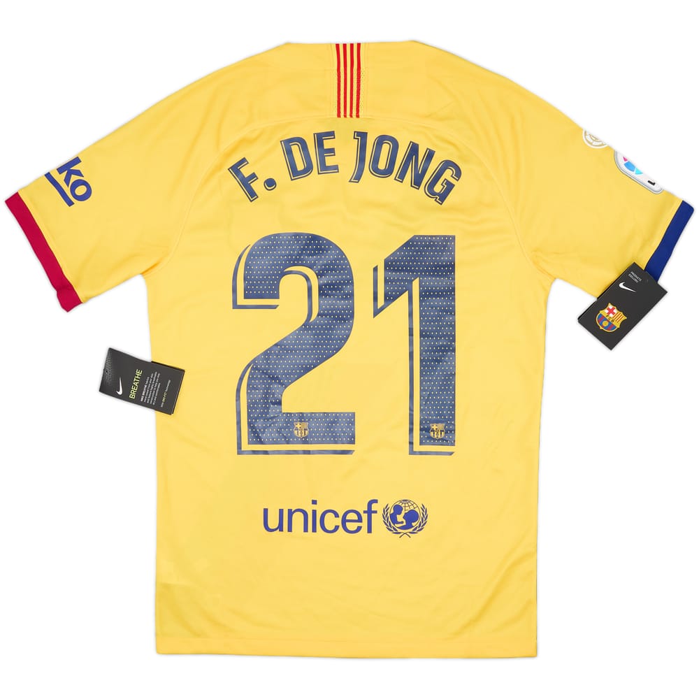 Nike Barcelona Home F. De Jong 21 Shirt 2024-2025 (La Liga