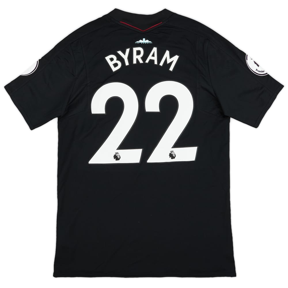 201718 West Ham Match Issue Away Shirt Byram 22