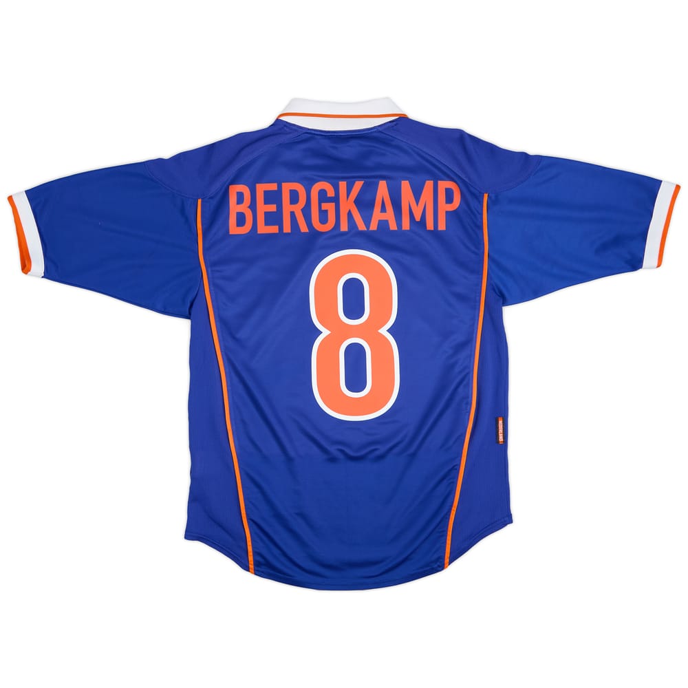 1998-00 Netherlands Away Shirt Bergkamp #8 - 7/10 - (S)