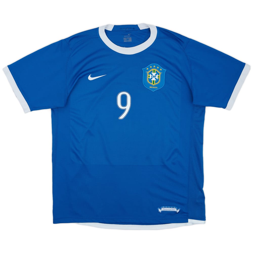 2006-07 Brazil Away Shirt Ronaldo #9 - 6/10 - (L)