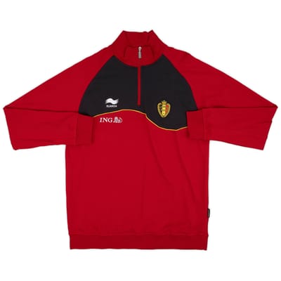 2012-13 Belgium Burrda 1/4 Zip Drill Top - 9/10 - (XXL)