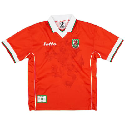 1998-00 Wales Home Shirt - 8/10 - (7-8 Years)