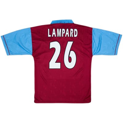 1995-97 West Ham Centenary Home Shirt Lampard #26 - 8/10 - (M)