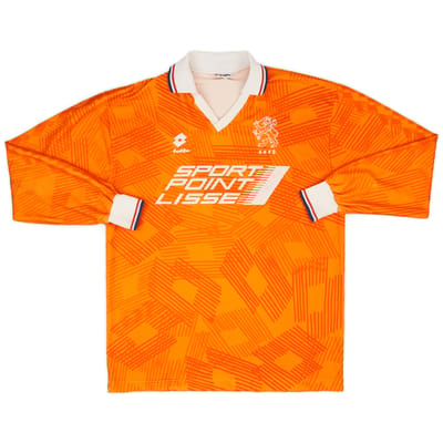 1992-94 Netherlands Match Issue Home L/S Shirt #13