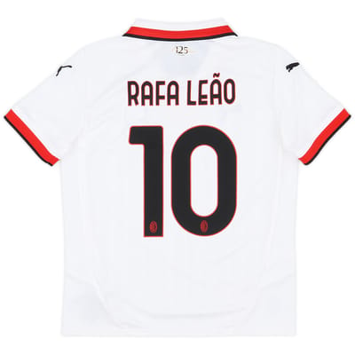 2024-25 AC Milan Away Shirt Rafa Leao #10 (KIDS)