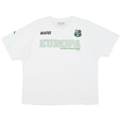 2016-17 Sassuolo Kappa Cotton Tee - 7/10 - (XL)