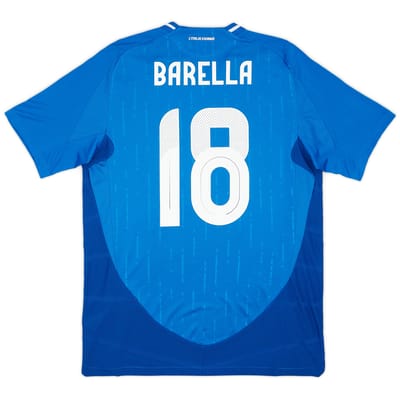2024-25 Italy Authentic Home Shirt Barella #18