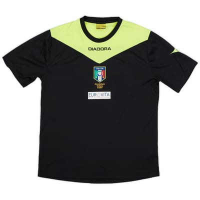 2015-16 Italy Diadora Referee Training Shirt - 7/10 - (S)