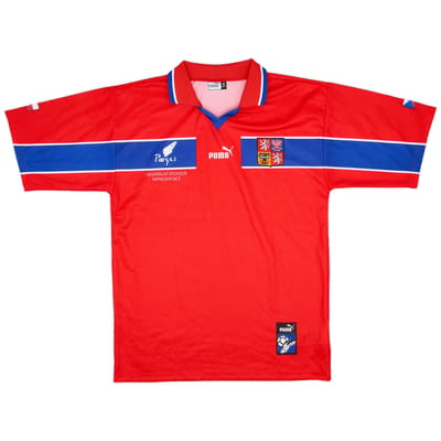 1998-00 Czech Republic Basic Home Shirt - 8/10 - (XL)