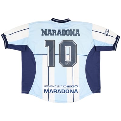 2001 Diego Maradona Fila Reissue Farewell Shirt Maradona #10 - 5/10 - (L)