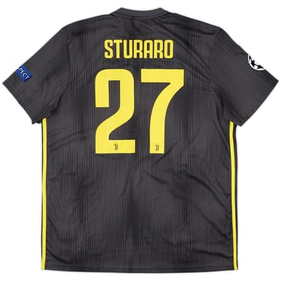 2018-19 Juventus Third Shirt Sturaro #27 - 9/10 - (XL)