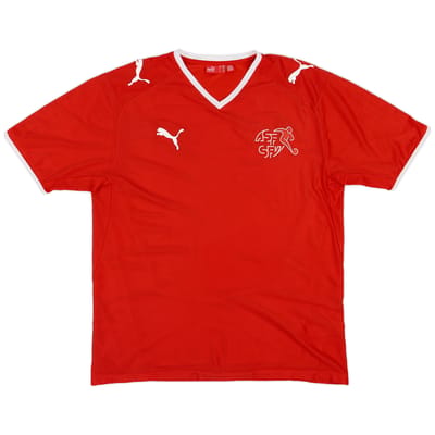 2008-10 Switzerland Home Shirt - 7/10 - (14-16 Years)