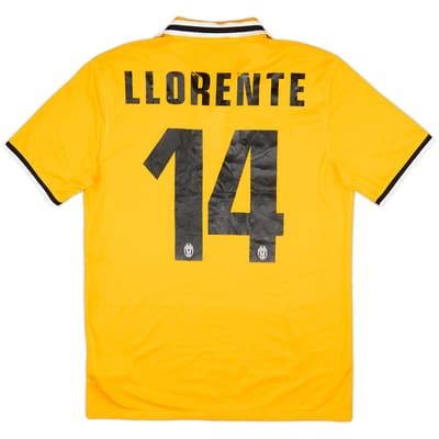 2013-14 Juventus Away Shirt Llorente #14 - 5/10 - (M)