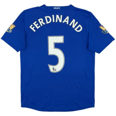 2008-09 Manchester United Third Shirt Ferdinand #5 - 5/10 - (13-15 Years)
