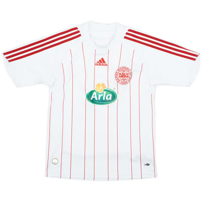 2008-10 Denmark 'Fodboldskole 2009' Away Shirt - 7/10 - (13-14 Years)