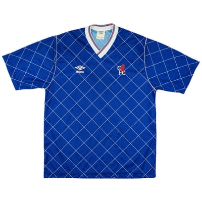 1987-89 Chelsea Home Shirt - 8/10 - (M)