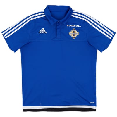 2015-16 Northern Ireland adidas Polo Shirt - 9/10 - (L)