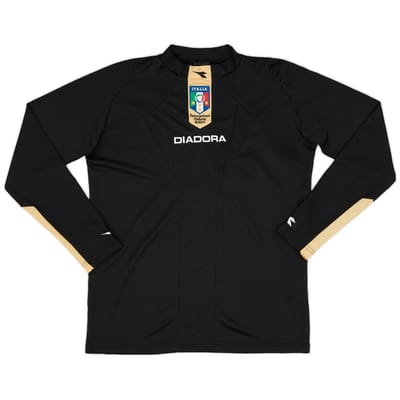 2007-09 Italy Diadora Referee L/S Shirt - 9/10 - (S)