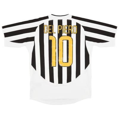 2003-04 Juventus Home Shirt Del Piero #10 - 5/10 - (L)